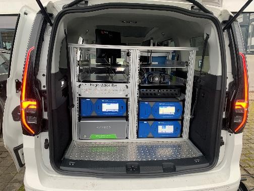 The test car Test car with relevant reference analyzers