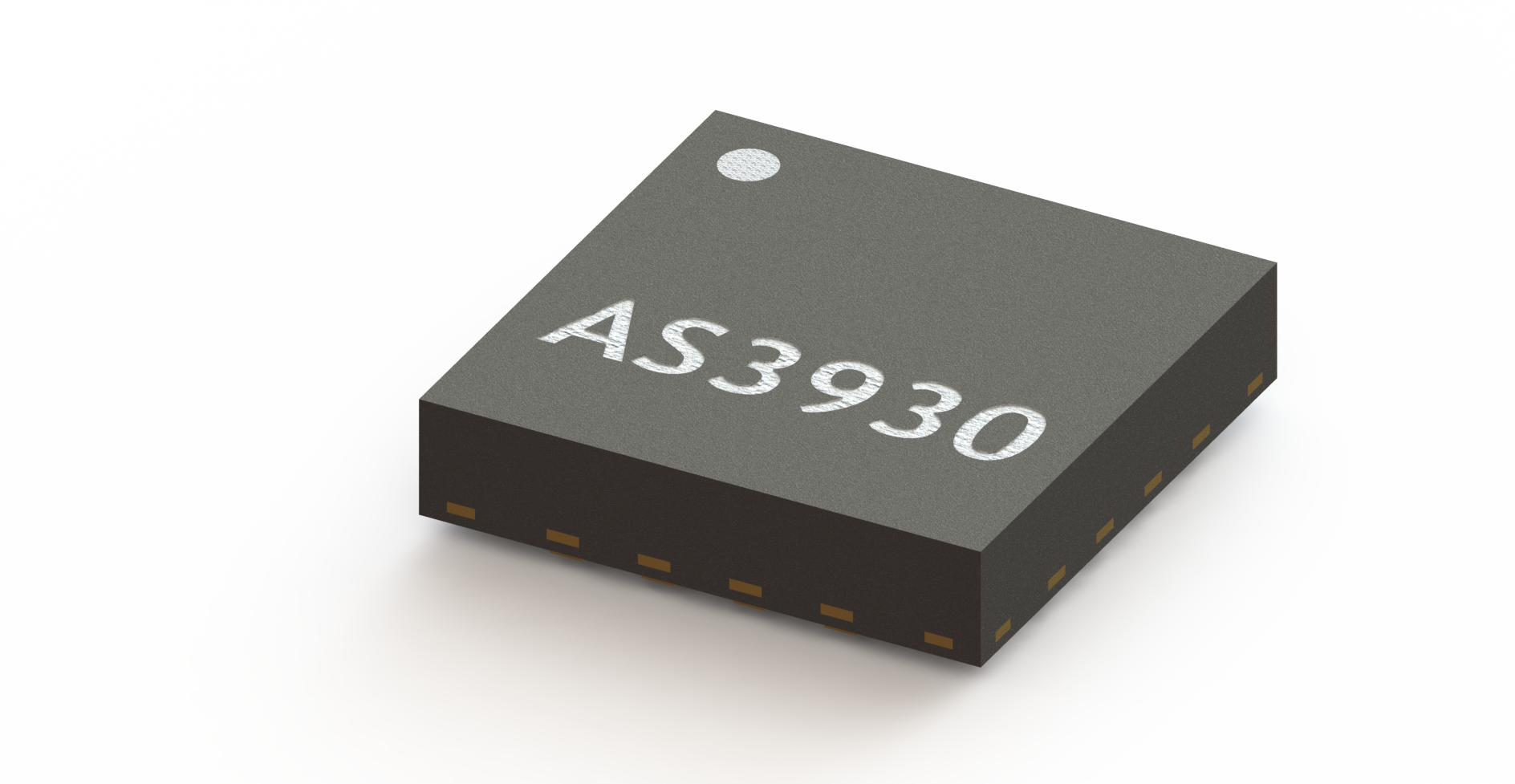 AS3930-BQFT–3DModel-STEP-510211 AS3930 LF Receiver IC Programmable 1D LF wake-up receiver